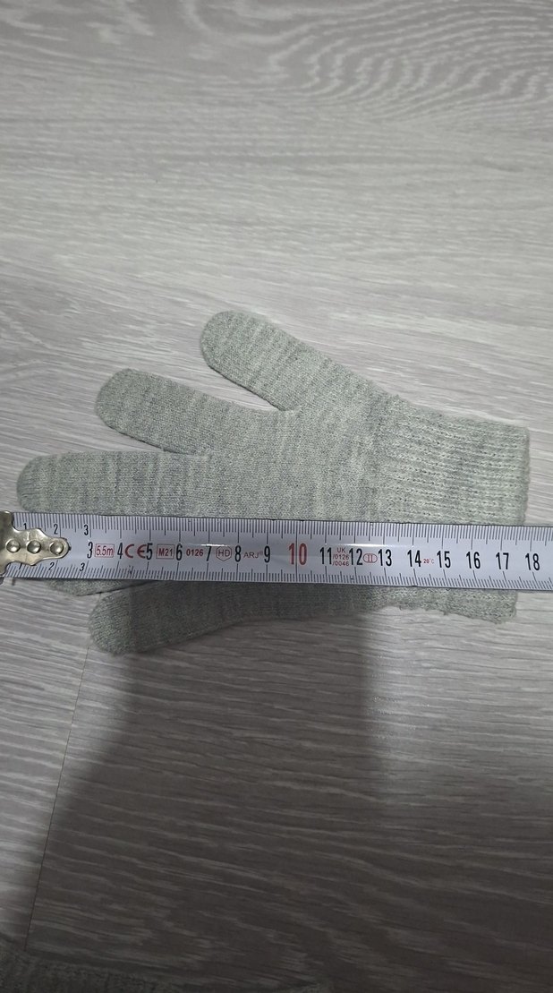 Çocuk Gri Eldiven - Görsel 4