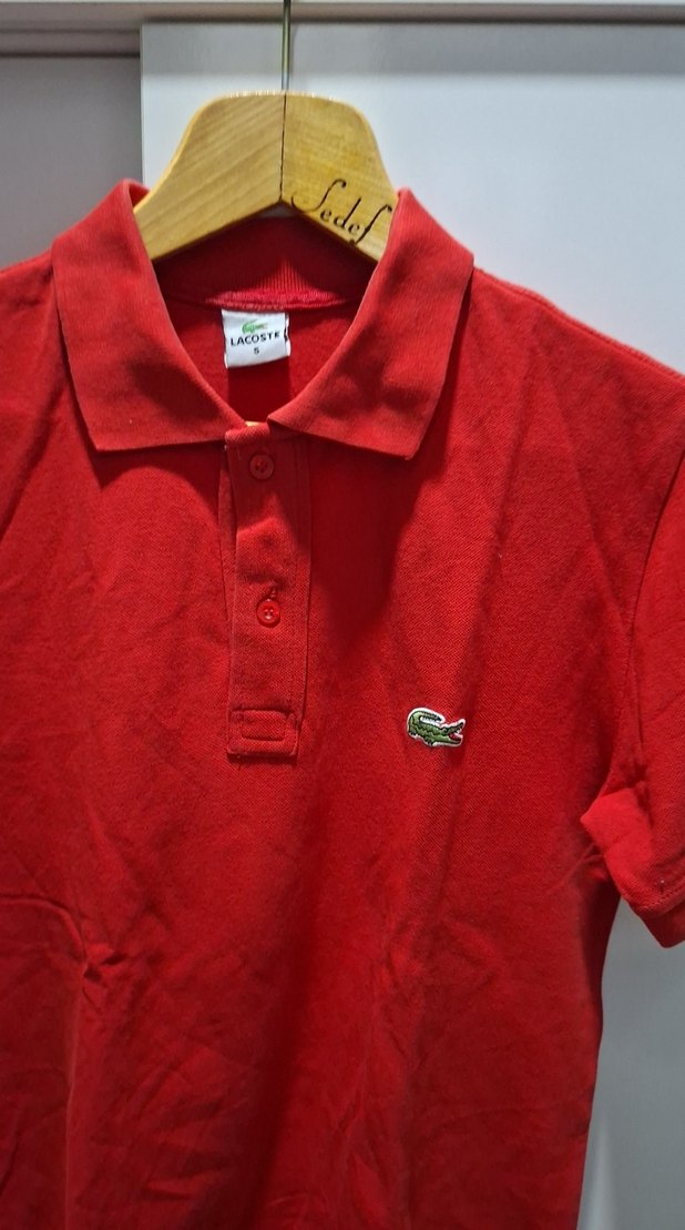 Lacoste Kırmızı Erkek Polo Yaka Tişört - Görsel 2