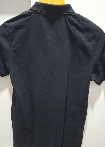 Erkek Siyah Kısa Kollu Polo Tişört - Görsel 2