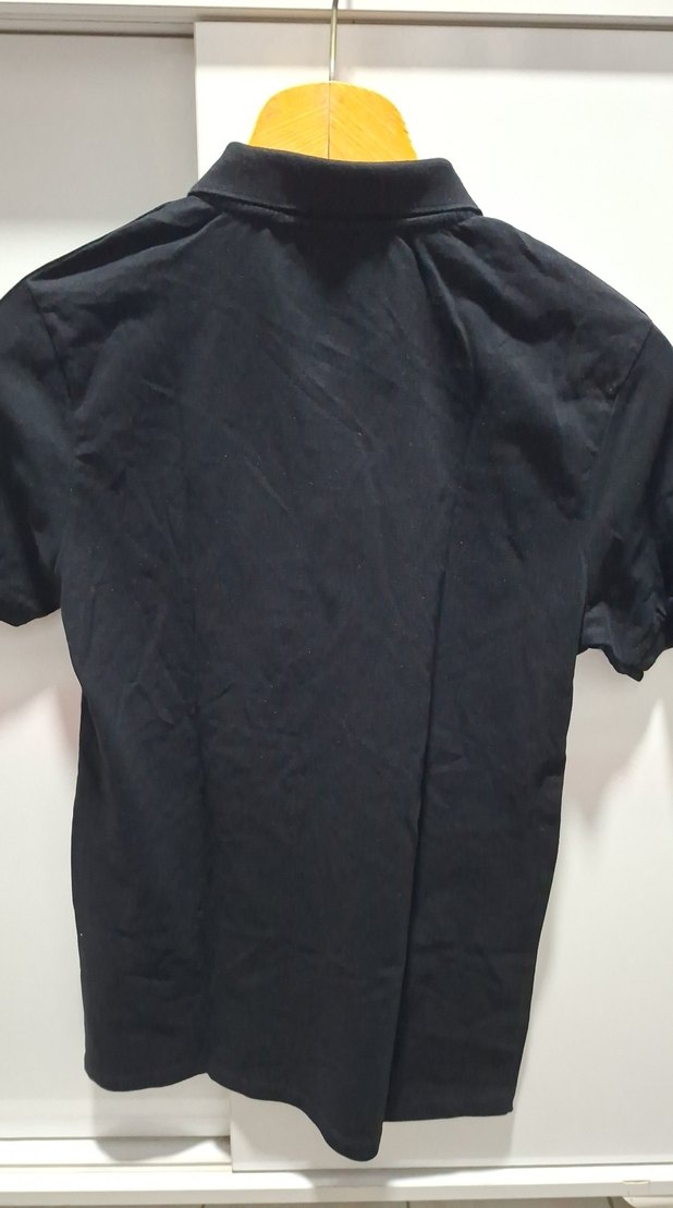 Erkek Siyah Kısa Kollu Polo Tişört - Görsel 2