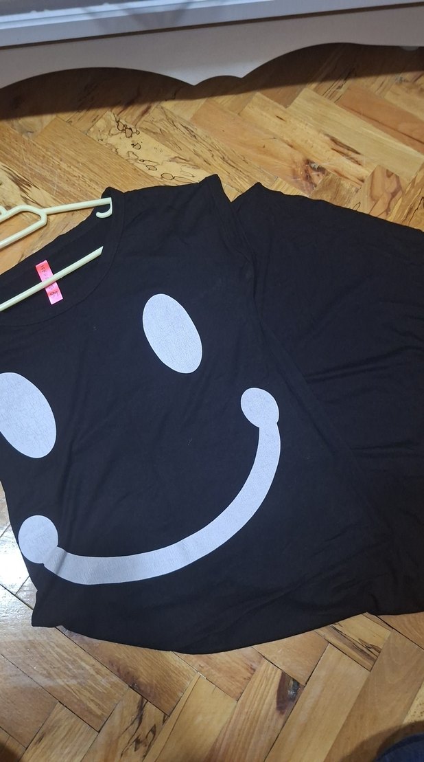 Gri Baskılı Siyah Hamile Elbisesi - Görsel 4