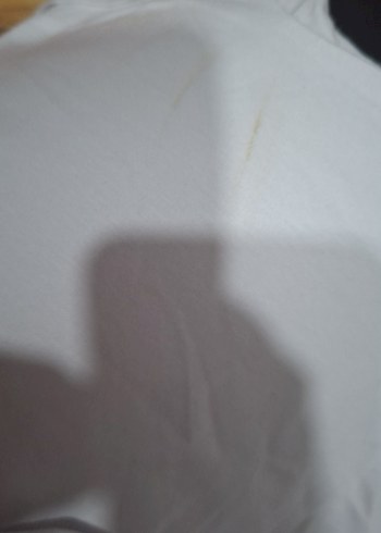 Kadın Beyaz Kısa Kollu Salaş Tişört - Görsel 4