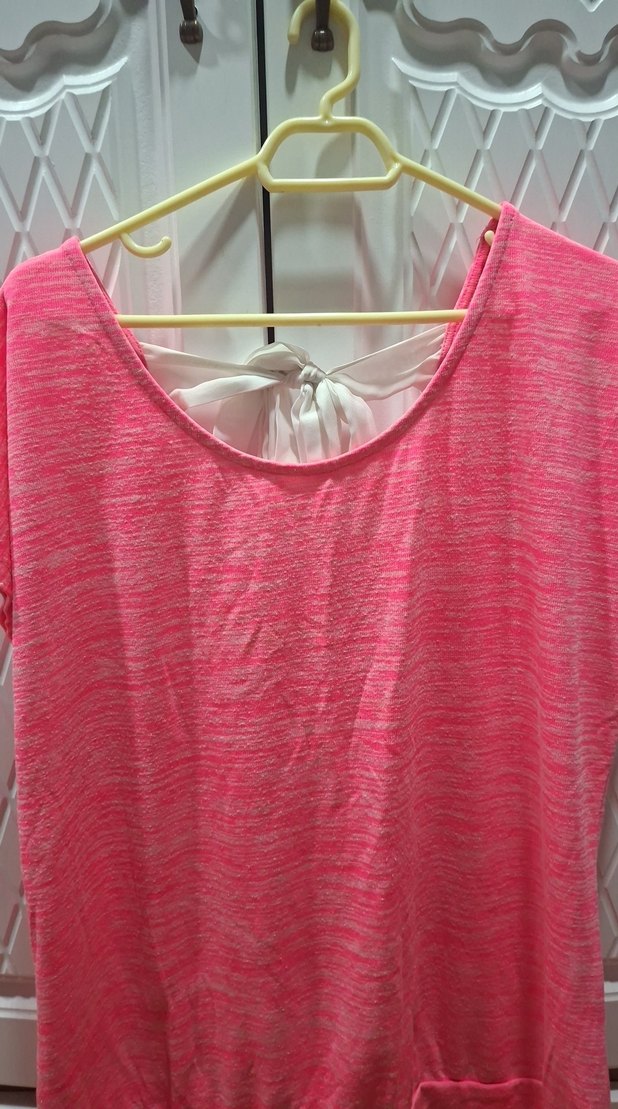 Pembe Kısa Kollu  Tişört - Görsel 2