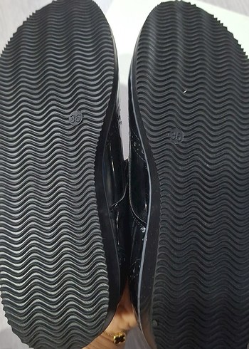 Tokalı Siyah Erkek Çocuk Klasik Ayakkabı - Görsel 4