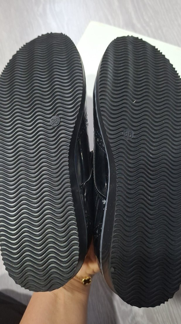 Tokalı Siyah Erkek Çocuk Klasik Ayakkabı - Görsel 4