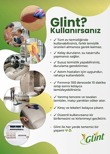 Diğer Glint çok amaçlı temizlik leke çıkarıcı 
