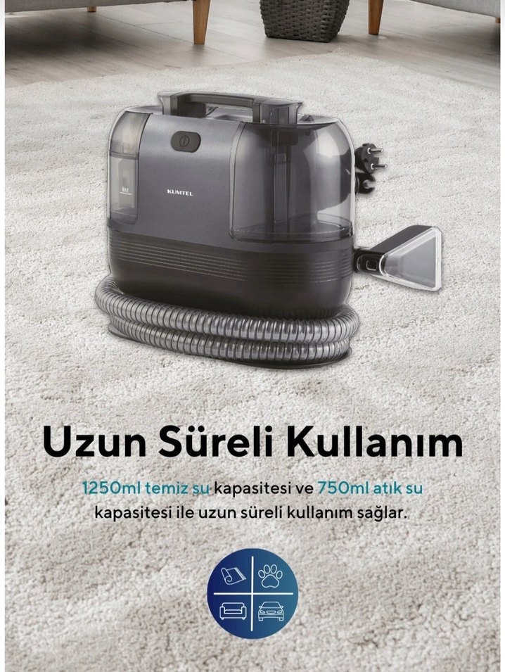 Gri Koltuk ve hali yikama makinesi - Görsel 3