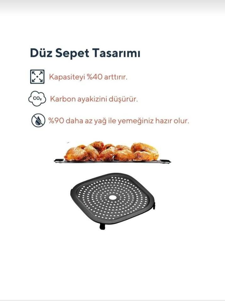 XL 5.5 Litre Turuncu Havalı Fritöz - Görsel 3