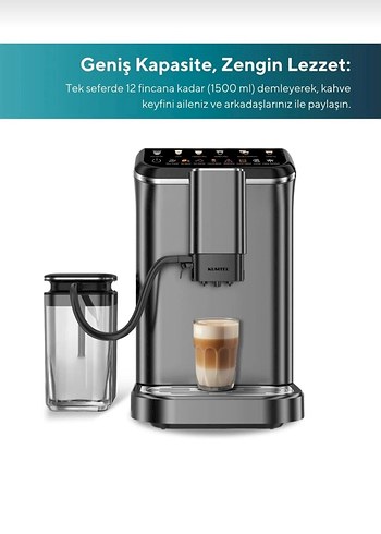 Gri Otomatik Kahve Makinesi - Görsel 2