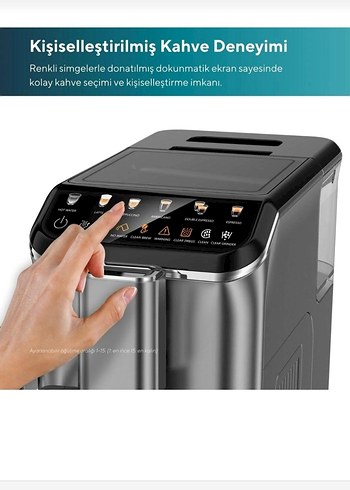 Gri Otomatik Kahve Makinesi - Görsel 3