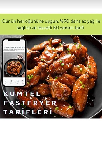 XL 5.5 Litre Siyah Fritöz - Görsel 2