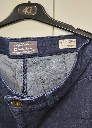 30 Beden lacivert Renk Flare Leg Jean