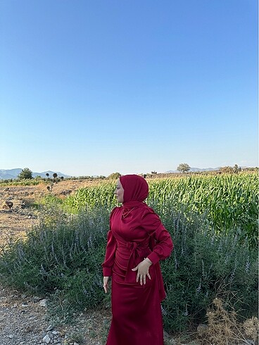 Tesettür Abiye / Özel Gün Kıyafeti - Görsel 2