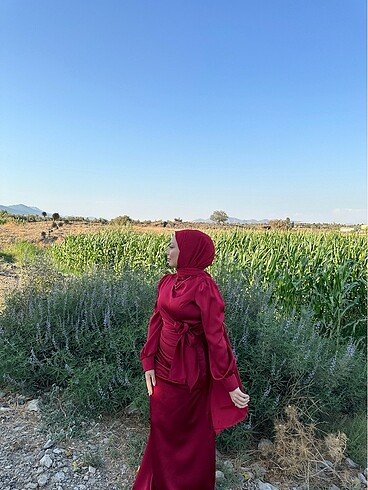 Tesettür Abiye / Özel Gün Kıyafeti - Görsel 3