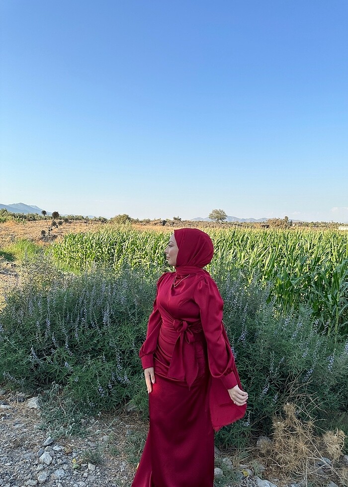 Tesettür Abiye / Özel Gün Kıyafeti - Görsel 3