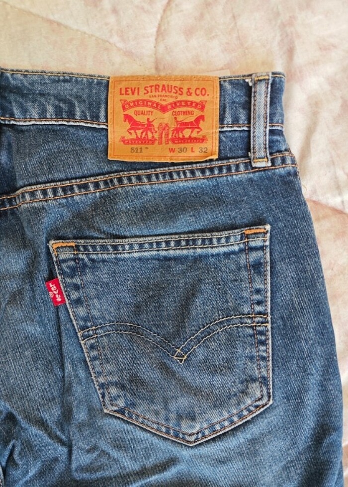 Levis 511 Kot Pantolon 30/32 - Görsel 3