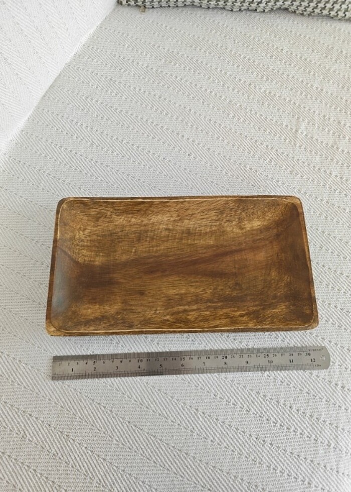 Akasya Ağacı Ahşap Sunumluk Çerezlik - Görsel 2