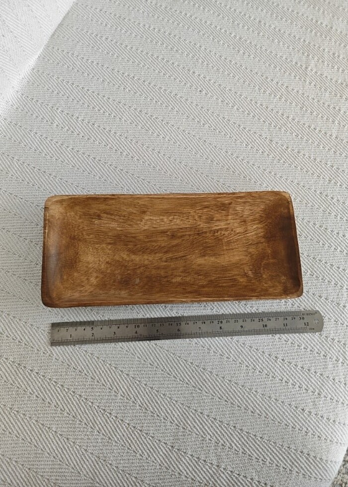 Akasya Ağacı Ahşap Sunumluk Çerezlik - Görsel 4