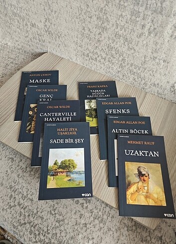  Beden 8 Adet Lacivert klasikler Serisi Roman Kitap