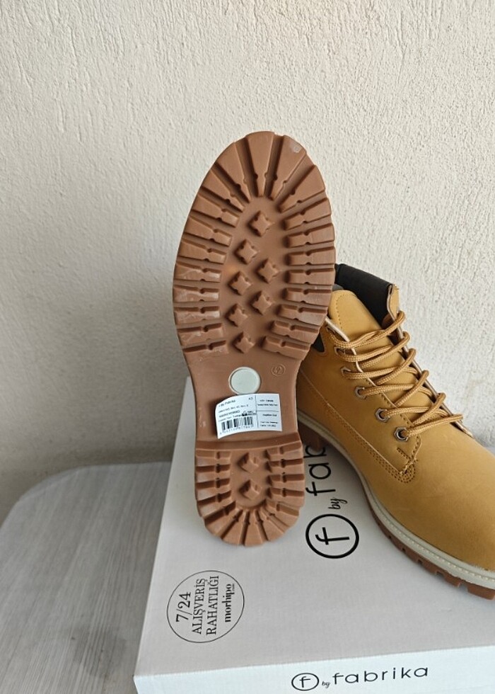 F By Fabrika Sarı Erkek Bot Dwayno - Görsel 2