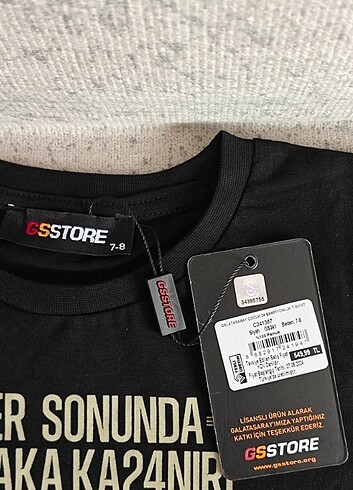 GS Store Galatasaray Çocuk 7-8 Tişört - Görsel 4