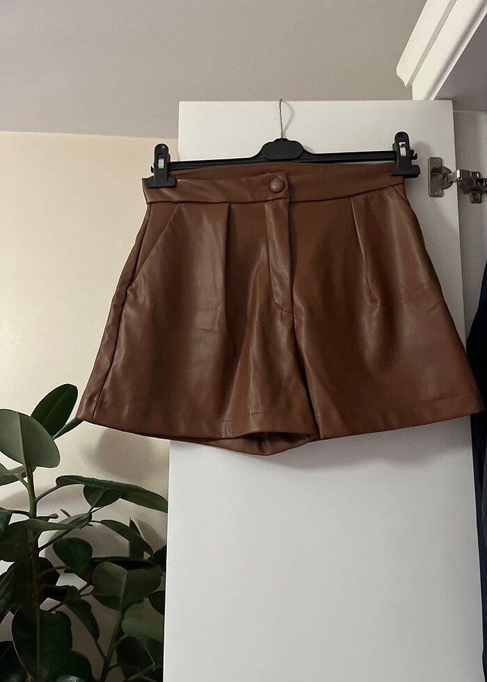 Deri şort - Görsel 3