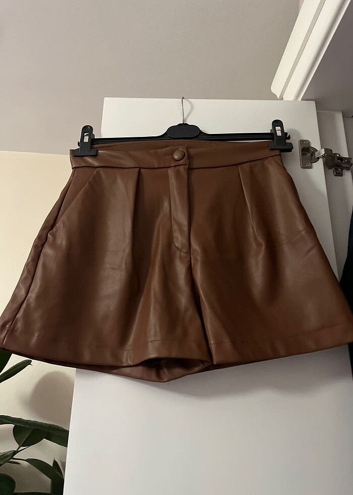 Deri şort - Görsel 4