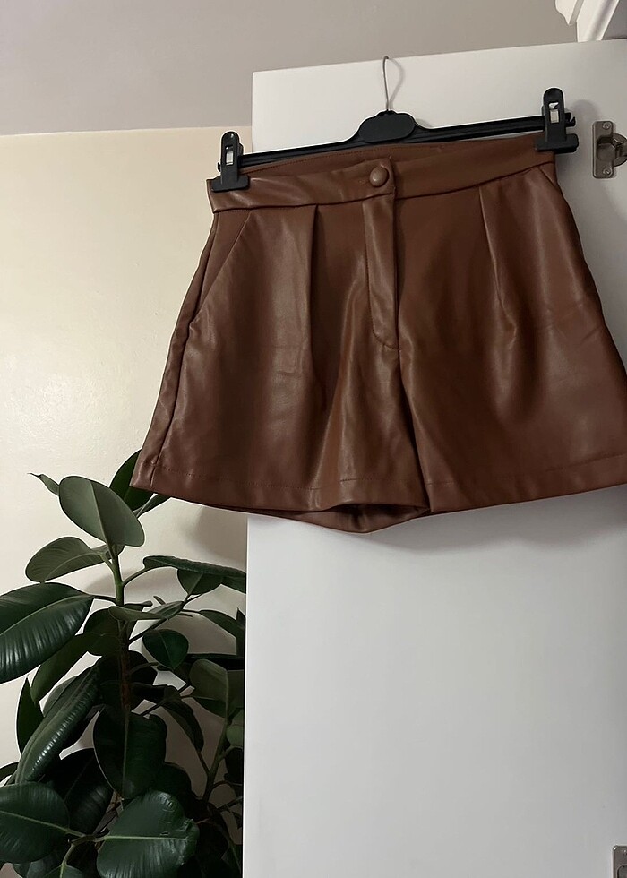 Deri şort - Görsel 2