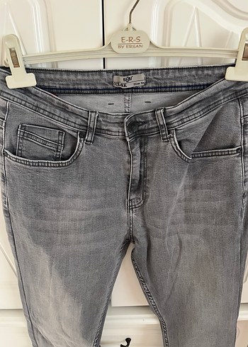 l/xl Beden gri Renk Gri Rahat Kesim Erkek Kot Pantolon