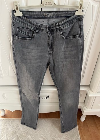 l/xl Beden Gri Rahat Kesim Erkek Kot Pantolon