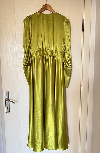 Zara Vintage Saten Elbise