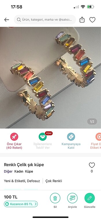 Yeni küpe