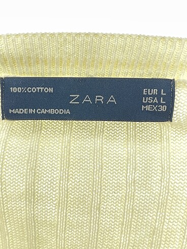 l Beden sarı Renk Zara Bluz %70 İndirimli.