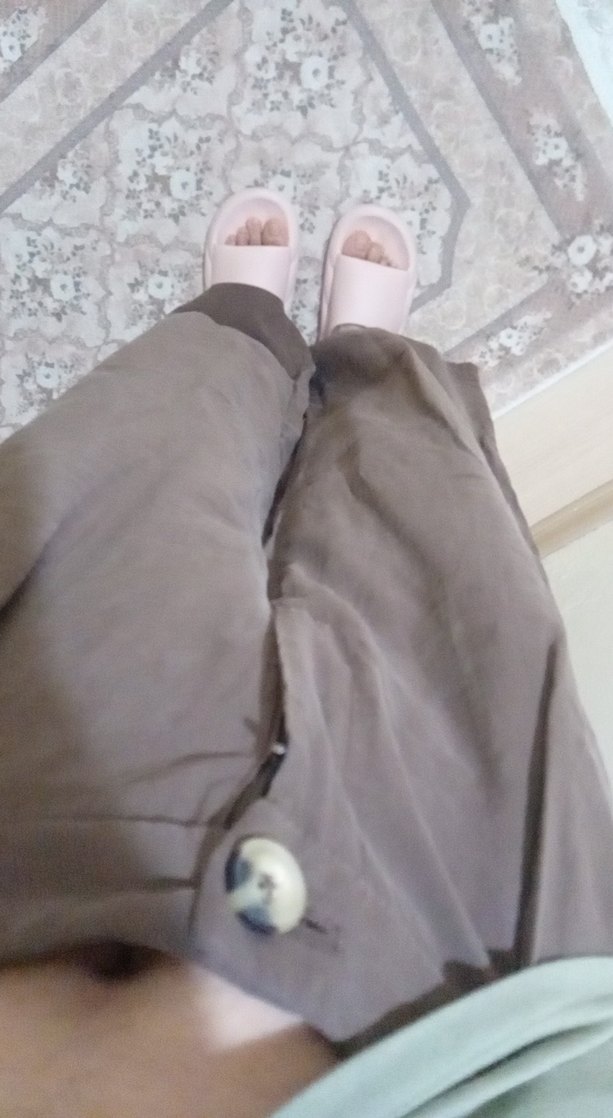 Kahverengi Bol Paça pantalon - Görsel 3