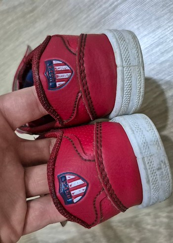 24 Beden kırmızı Renk U.S. Polo Assn. Erkek Çocuk Kırmızı Spor Ayakkabı