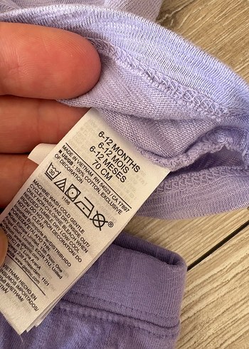 GAP Mor Kız Bebek Şortlu Takım - Görsel 2