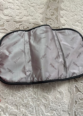 Motheric Siyah Deri Fermuarlı Alt Açma Çantası - Görsel 3