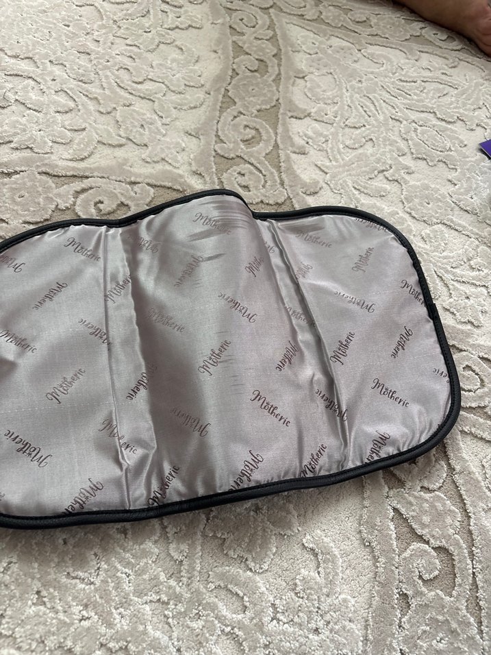 Motheric Siyah Deri Fermuarlı Alt Açma Çantası - Görsel 2