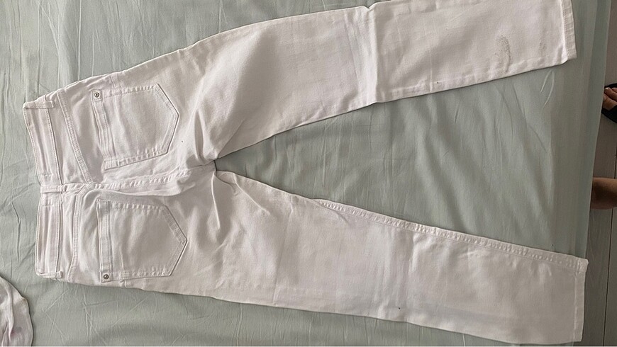 34 Beden Mango beyaz jean