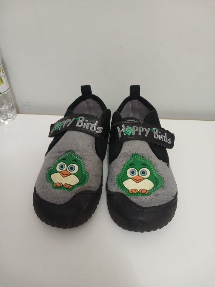 Renkli Baskılı Erkek Çocuk Kaydırmaz panduf - Görsel 3