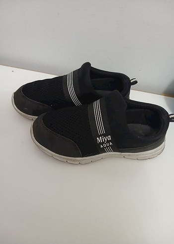 Erkek Çocuk Siyah Cırt Cırtlı Spor Ayakkabı - Görsel 2