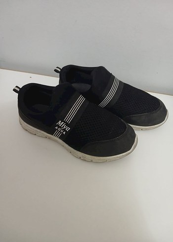 Erkek Çocuk Siyah Cırt Cırtlı Spor Ayakkabı - Görsel 3