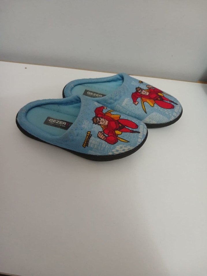 Mavi Erkek Çocuk Pop Kültürlü Sıcak Terlik - Görsel 2