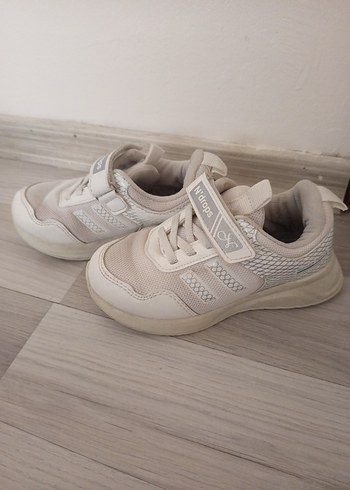 erkek çocuk  Beyaz Cırt Cırtlı Spor Ayakkabı - Görsel 3