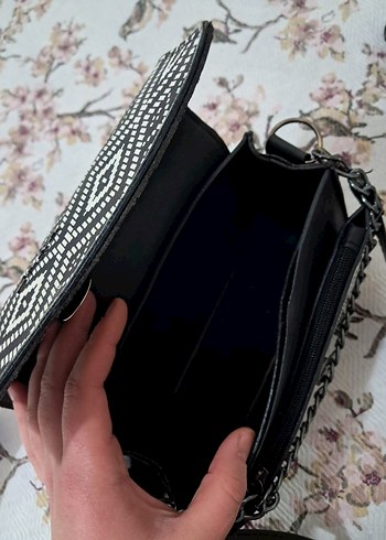 Bohem Siyah Kadın Çanta - Görsel 3