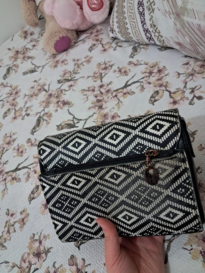 Bohem Siyah Kadın Çanta - Görsel 2