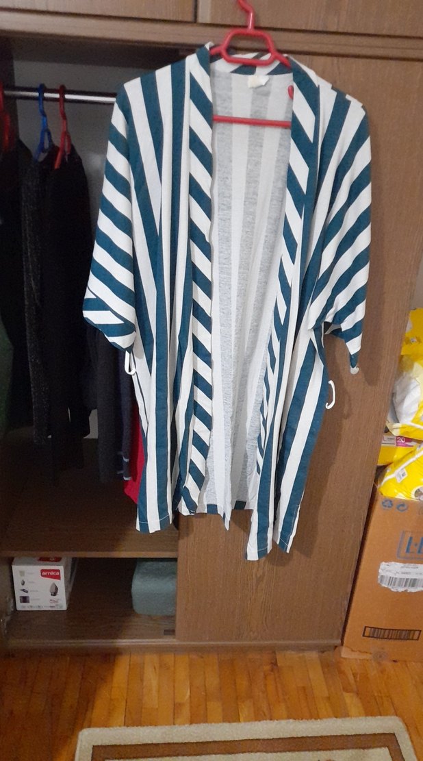 Kırmızı Uzun sabahlik - Görsel 2