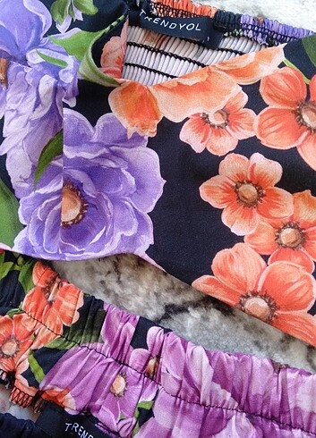 Crop-büstiyer Şort Takım plaj giyim - Görsel 6