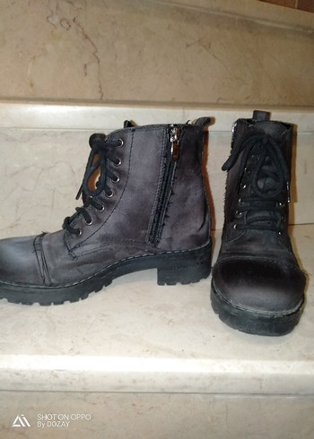 Kahverengi Süet Kadın Botu - Görsel 6