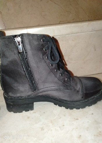 Kahverengi Süet Kadın Botu - Görsel 9